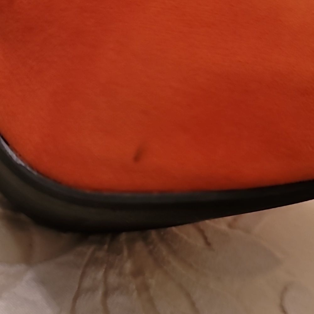 Bertinni Orange Suede Stilettos - Picture 15 of 16